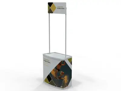 Promotional Counter Stand 3D model