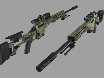 Remington MSR 3D model