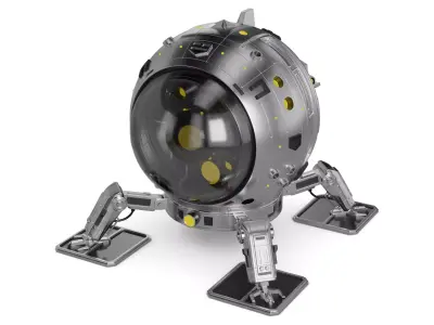 Exploration vehicle 3D model by lananh-24101993