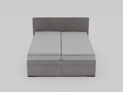  Wallace Bed Low-poly 3D model