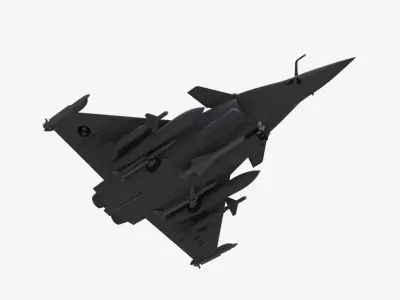 Dassault Rafale B Free low-poly 3D model