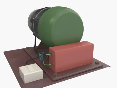 Grindstone handmade vray da1 Free low-poly 3D model