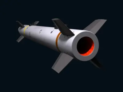 Hard Kill Anti-Missile System 3D model
