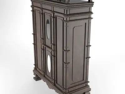 indochine cabinet 01 3D model