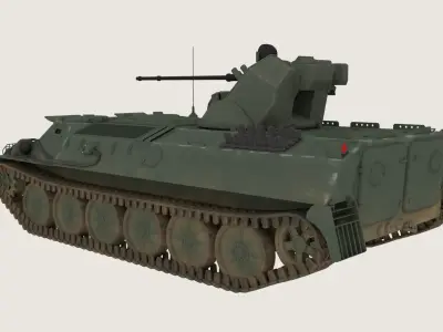 MT-LB 6MB Soviet-Russian IFV 3D model