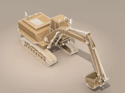 Excavator 3D model