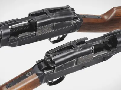 Sjogren Inertia Shotgun  Low-poly 3D model