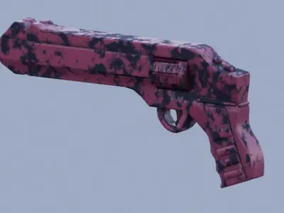 Sheriff Gun 3D model