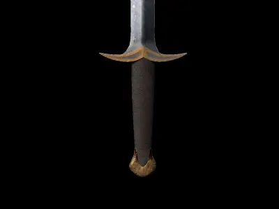 Sword Low-poly 3D model 67