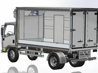 Refrigerated Truck  3D model