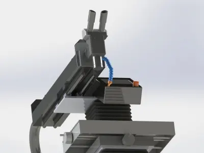Laser welding impulse MANUAL mashine YAG Nd 3D model 3D model