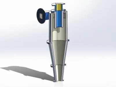 Cyclone Low-poly 3D model