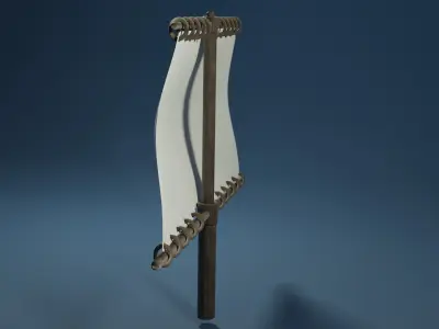 Rectangle mast 3D model