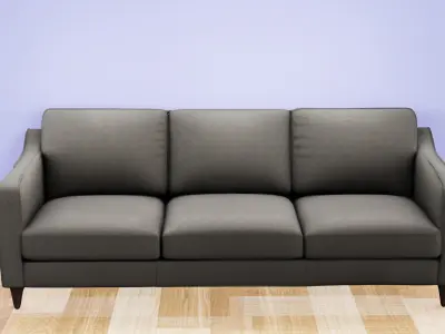 SIMPLE SOFA WITH GRAND LOOK Low-poly 3D model