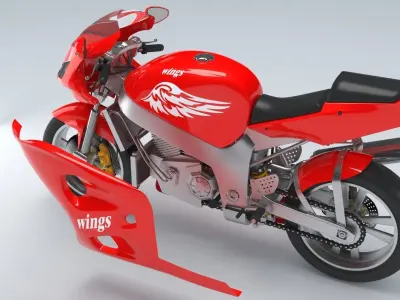 motorcycle 3D model order