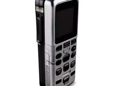 SciFi Handheld Communicator Device Low-poly 3D model