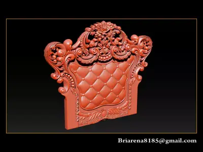 Furniture  wood carving file stl OBJ and ZTL for CNC 3D print model purchase