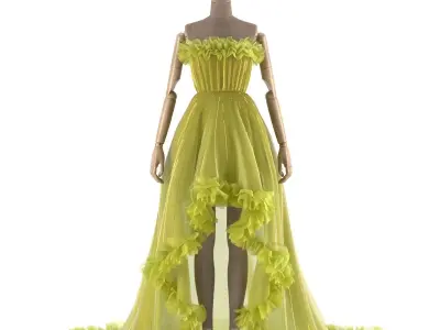 Fashion mannequin 02 3D model