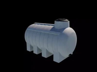 plastic water tank 05 3D model