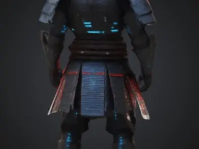 Samurai Hawk 3D print model