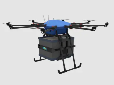 N drone 3D model