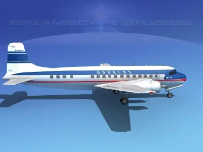 Douglas DC-6 Douglas 3D model