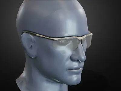 Bolle Contour Platinum Low-poly 3D model