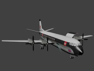 Vickers Vanguard Free low-poly 3D model