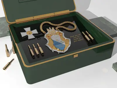 reward Ukraine 3D model