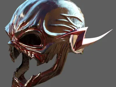 dark flash helmet 3D print model