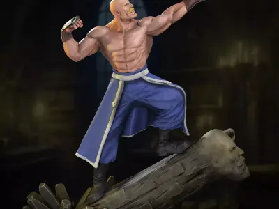 Fullmetal Alchemist Major Armstrong 3D print model