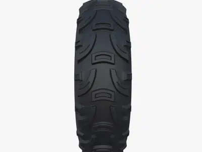 Tesla Cyberquad ATV Wheel 1 3D model