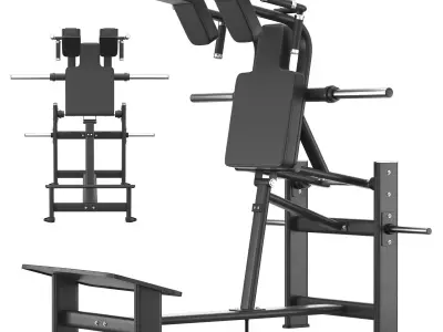 DHZ Fitness E-7065 Super Squat 3D model