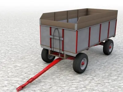 Montgomery Ward Wagon 3D model