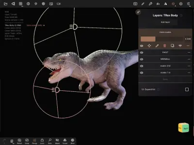Tyrannosaurus Rex 3D model 4