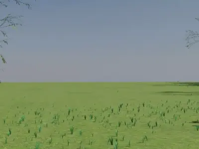 Serene Mountain Village 3D model purchase