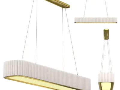 FOWLER PALATI LINEAR CHANDELIER 3D model