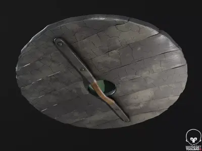 Sheild Low-poly 3D model