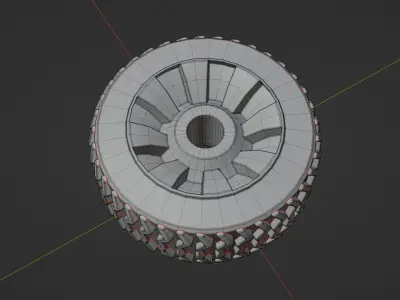 wheel 3D print model buy