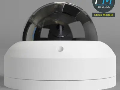 Dome surveillance camera 3D model