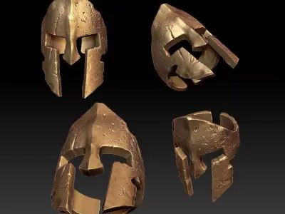 Spartan helmet ring 3D print model