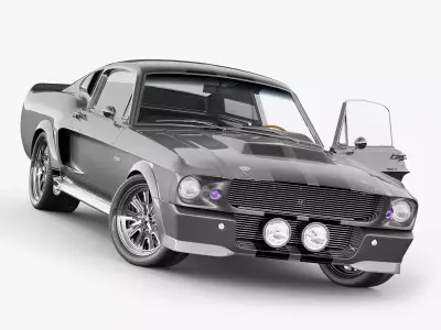 Shelby GT500 1967 3D model