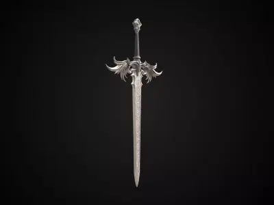 Stylized Rohan Sword - Talon Edge - Game Ready 3D model