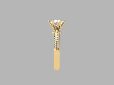 Wedding Ring  3D print model 307