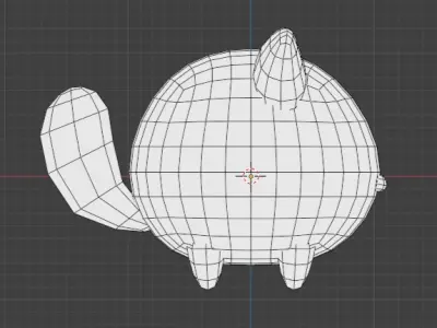 Cute Stylized Animals Collection Low-poly 3D model