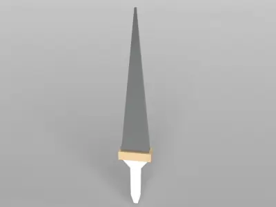 Lowpoly Sword 003 Free low-poly 3D model