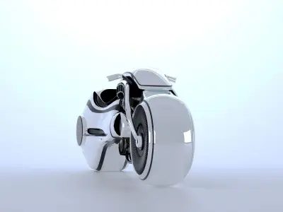 Motorcycle 3D model 10