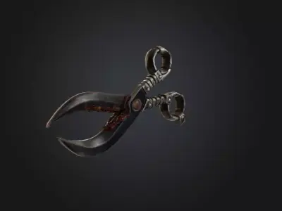 Rustic Shears Low-poly 3D model