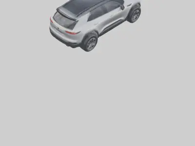 Electric Allterrain SUV model 3D model