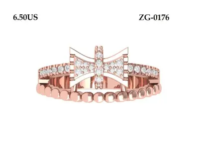 Wedding Ring  3D print model 423